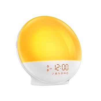RICIAL Wake up Light, 10000Lux Sunrise Alarm Clock, Sunlight
