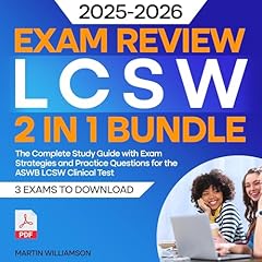 LCSW Exam Review – 2 in 1 Bundle Audiolibro Por Martin Williamson arte de portada