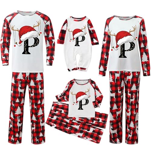 Pyjama famille Noel anti-courants d'air vêtement de nuit chaud coton