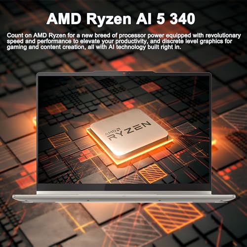 Image of Lenovo Yoga 7 2-in-1 Laptop 14 inch WUXGA OLED Touch (100% DCI-P3, 600nits HDR) AMD 6-core Ryzen AI 5 340 (Up to 50 Tops) 16GB RAM 512GB SSD for Creator Business Professional Win11Pro ICP Hub