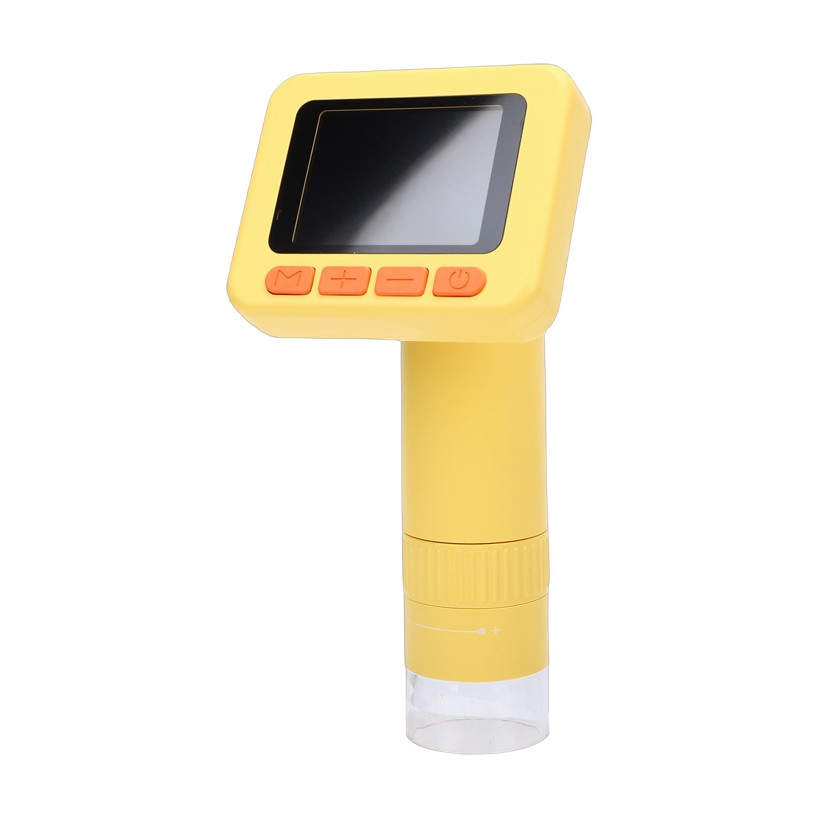 Microscopio Digitale per Bambini 1000X 1080P Portatile Portatile con 12 Diapositive Giocattolo Educativo Scientifico per Bambini (W2 Giallo Senza scheda MicroSD)