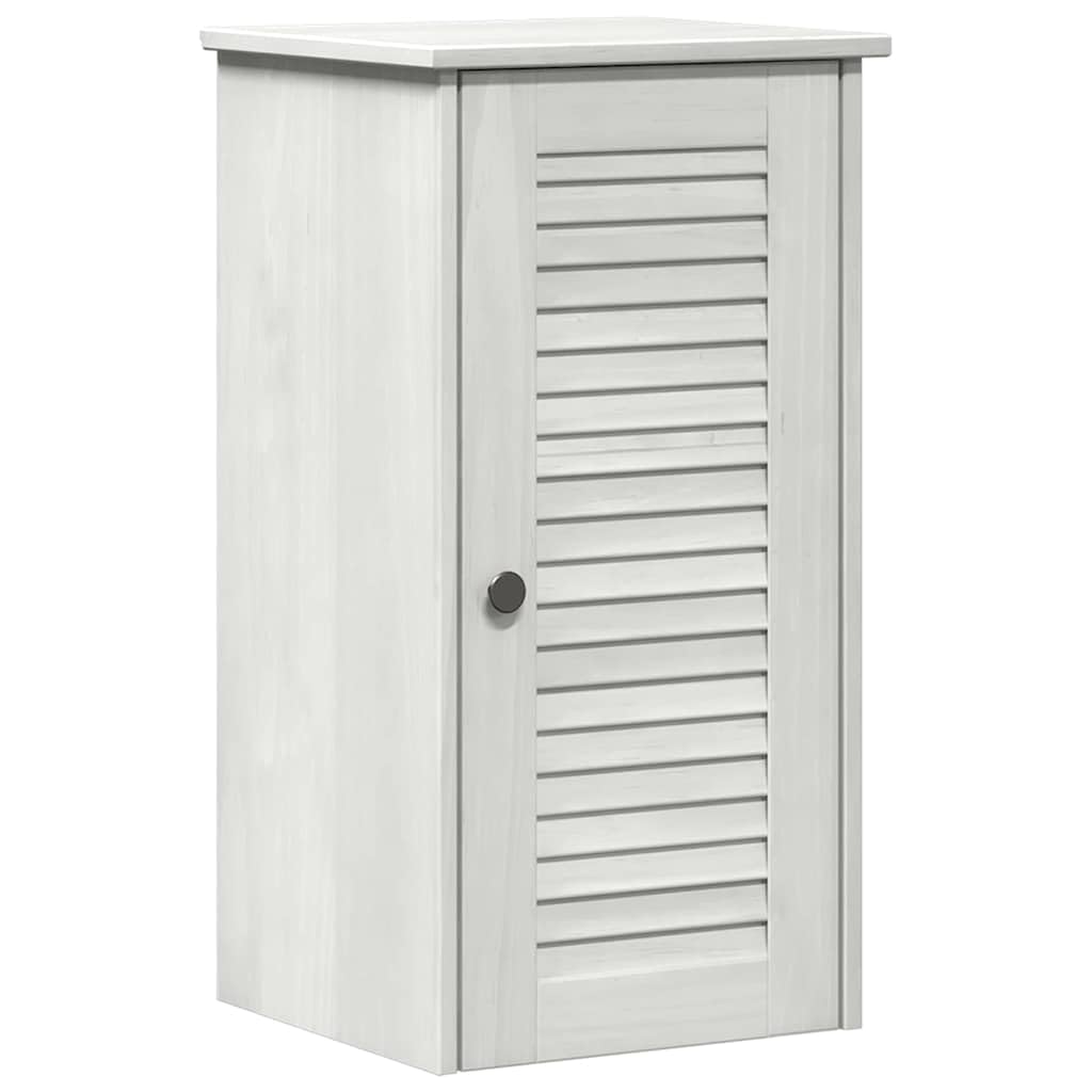VIGO Juego de 2 armarios de baño, color blanco y blanco envejecido, 37 x 34 x 80 cm, armario de almacenamiento para baño, cocina, salón, pasillo