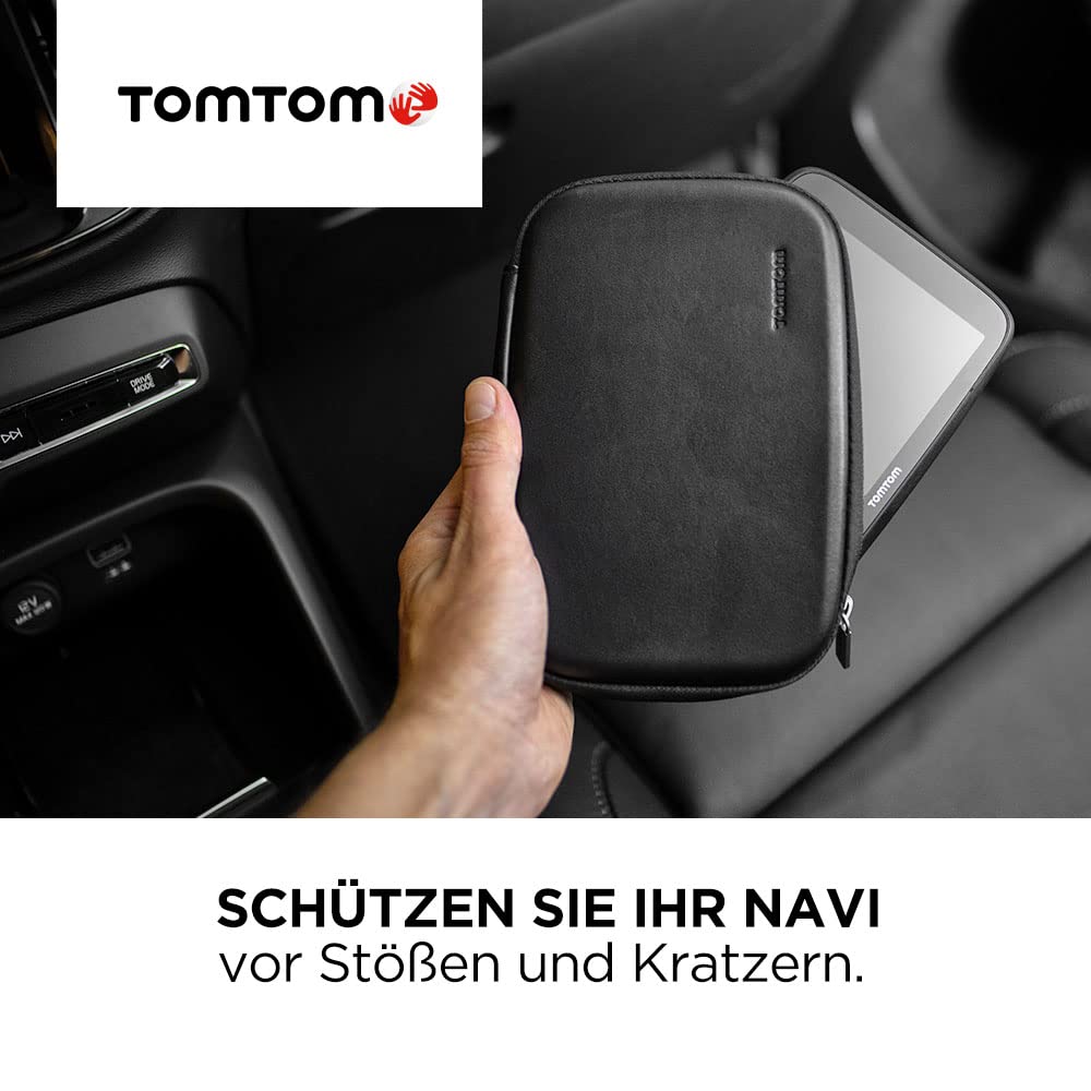 TomTom Premium Ledertasche 7 Zoll Modelle (z.B. GO Navigator 7, GO Camper Max 2nd, GO Superior, GO Expert Plus)