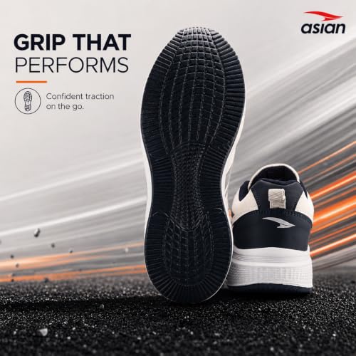 Image of ASIAN Wonder-34 Men's Running Shoes | Breathable Mesh Upper, Cushioned Sole, Lace-Up Comfort, Sports Shoes