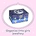 Jewelkeeper Girl's Musical Jewelry Storage Box with Spinning Ballerina, Glitter Design, Swan Lake Tune