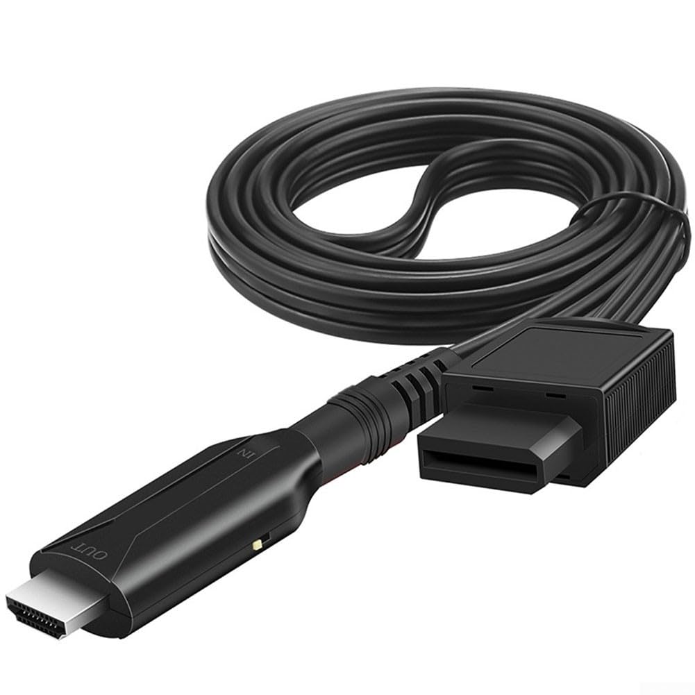 Evenoonest Für Wii auf Adapterkabel, 1 m, 1080p, HD-Konverter für Wii auf Adapter