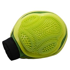 Pet Hair Remover Mitt - Deshedding Brush Glove Grooming Kit for Dog & Cat, Massage and Washing Functionality - 1 Glove Fits Both Hands Pet Hair Remover Mitt Deshedding Brush Glove Grooming Kit for Dog Cat Massage and Washing Functionality 1 Glove Fits Both Hands