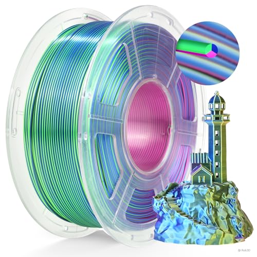 Filament TECBEARS PLA  Trójkolorowy Jedwabny (TRIPLE SILK)