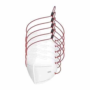 MEELANA Presents White N95 mask with head loop Reusable Protective and Washable Face Mask With 5 Layer for Men & Women Unisex