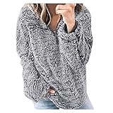 ❀❀ANGENEHMES MATERIAL: Synthetisch. Das Material ist staubdicht, fusselfrei, reißfest, saugfähig, kühlend und eignet sich auch sehr gut für allergiker. Diese Eigenschaften machen diesen pullover sehr angenehm zu tragen.
