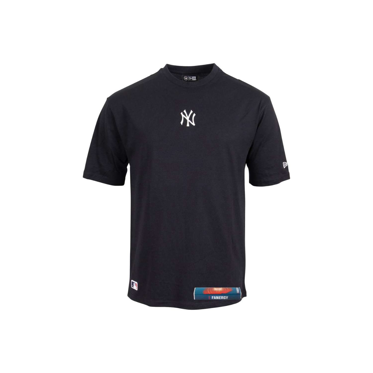 New York Yankees Camiseta para hombre, diseño de NY MLB New Era de gran tamaño, 100% algodón + azúcar de uva Fanergy