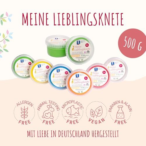 Feuchtmann 628 1518-2 1518-1-Meine - Plastilina per bambini EDU Edition, in confezione da 500 g, in confezione da 2 anni