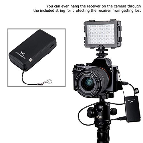 Image of JJC RMT-VP1K Wireless Remote Control for Sony FDR-AX53 AX43 AX700 HDR-CX405 | for Sony AX33 AX100 CX440 CX455 CX675 CX900 A1II A7IV A7R V IV A7SIII A9III FX30 FX3 A6000 A6100 A6400 A6600 RX100 VII & More