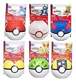 Mega Construx Pokemon Series 20 Pokeball Collection Set, 6 Buildable Balls with Characters, Ages 6+ FPM00-963L
