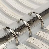 DollaTek 1% 0402 SMD Widerstand Sortierter Ordner (0 Ohm-10M Ohm) 170value x 50pcs = 8500pcs Beispielbuch – Ansicht 8