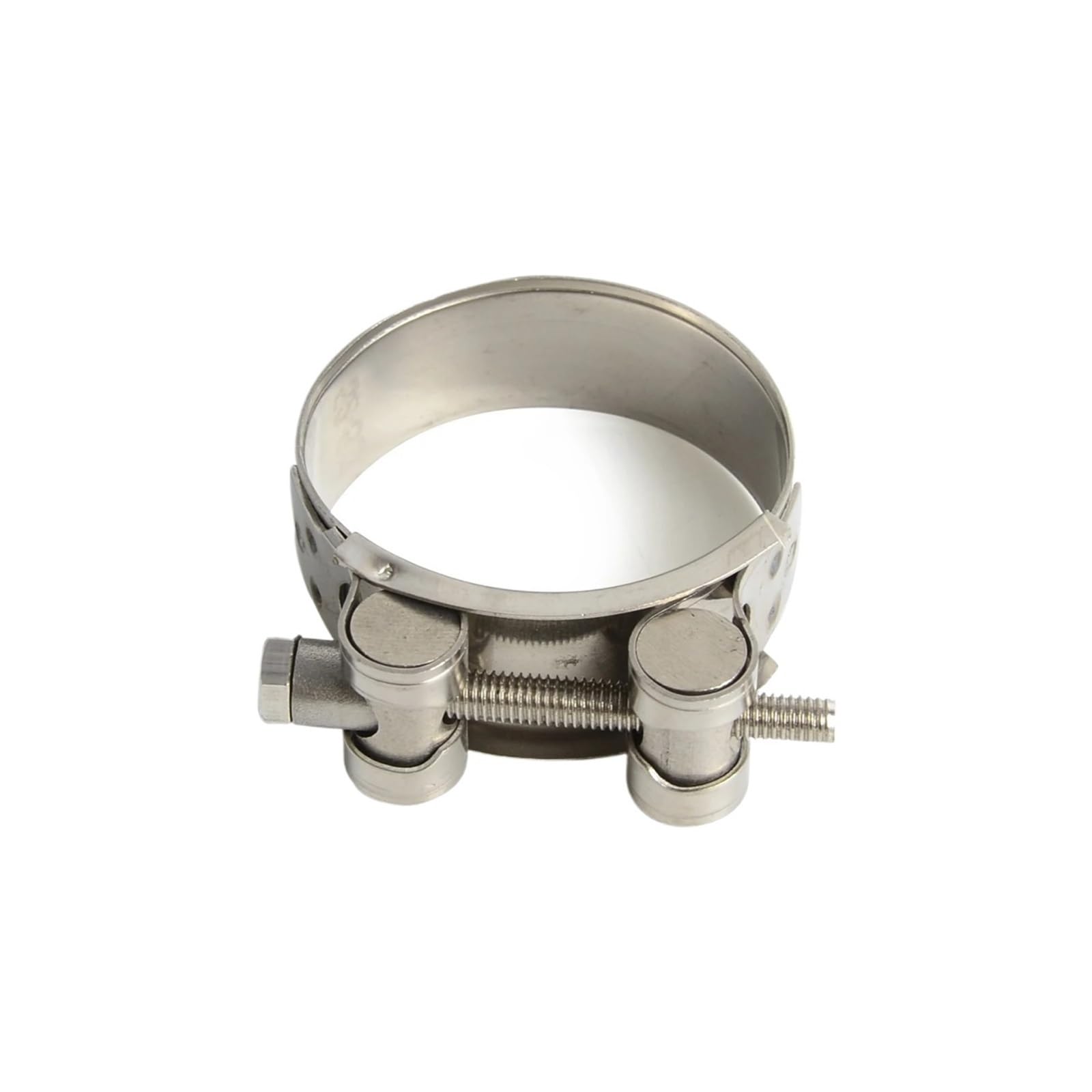 31mm - 62mm Motorcycle Exhaust Clamps Clip Stainless Steel Exhaust Pipe Clamps for Middle Exhaust Connect Fixed Seal Install(64-67mm)