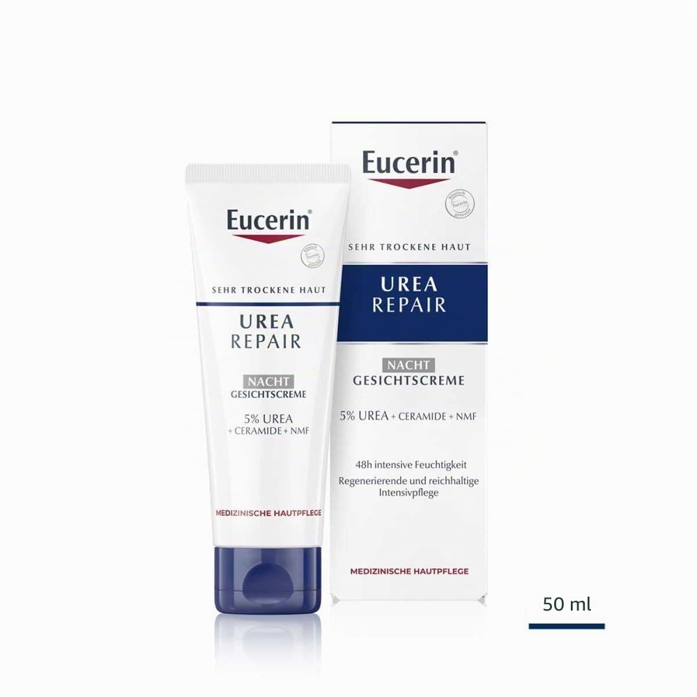 Eucerin Urea Repair 5% Nacht Gesichtscreme, 50 ml Crema
