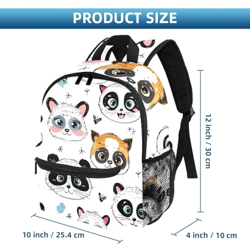 Sac à dos chat et panda léger pour éviter le mal de dos enfant - 2