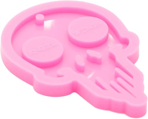 Miniatura 3 de Moldes de resina con forma de calavera, súper brillantes, moldes de silicona, moldes de epoxi para manualidades, llavero, collar, joyería,