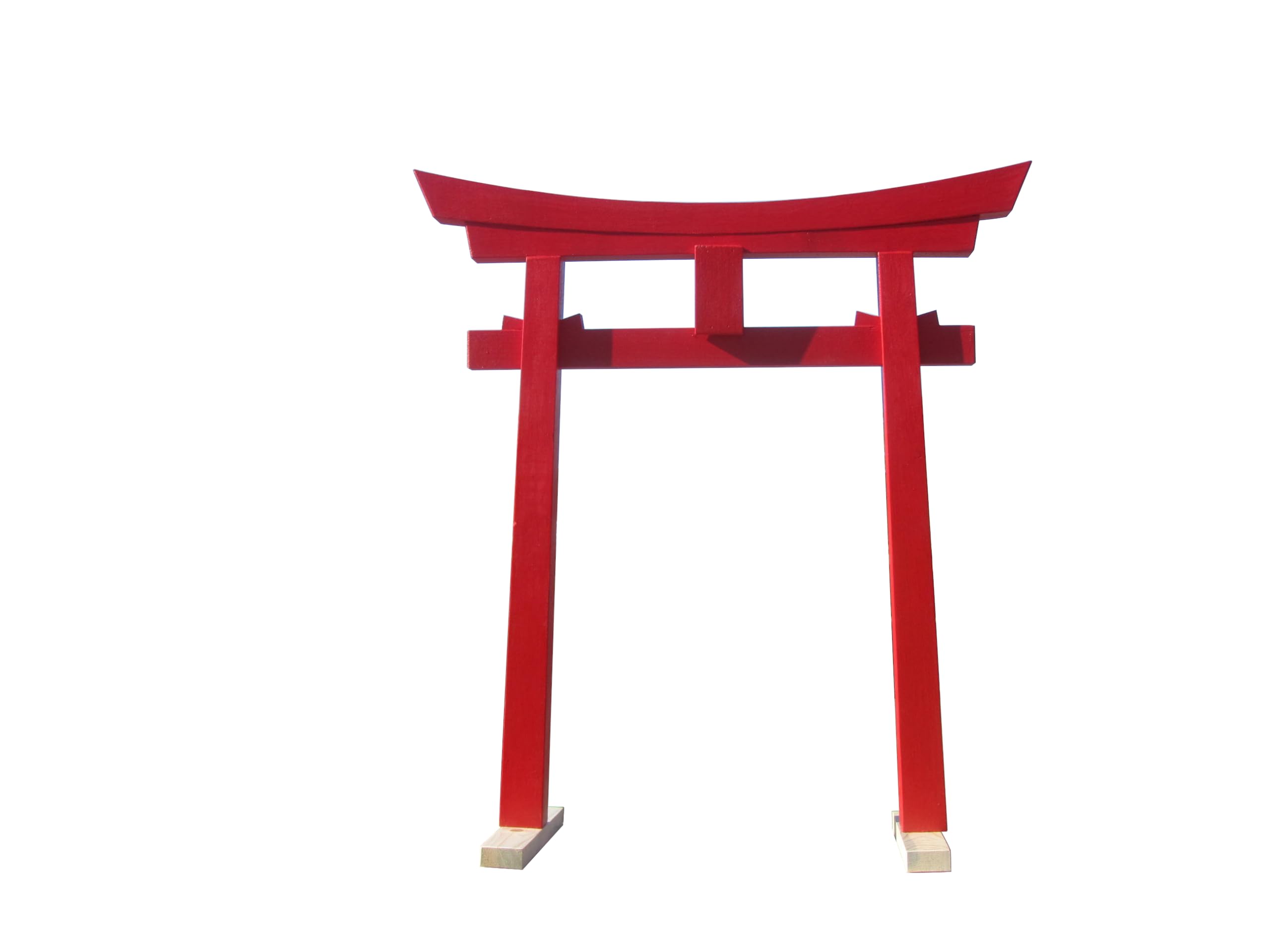 SamsGazebos Miniature Red Japanese Shinto Torii Gate, 26-Inch