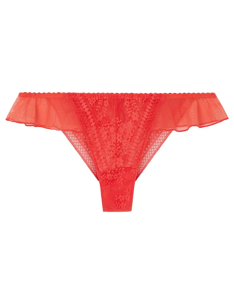 Women'secret Coral Brazilian Lace Panty Intimo, Corallo, S Donna :  Amazon.it: Moda