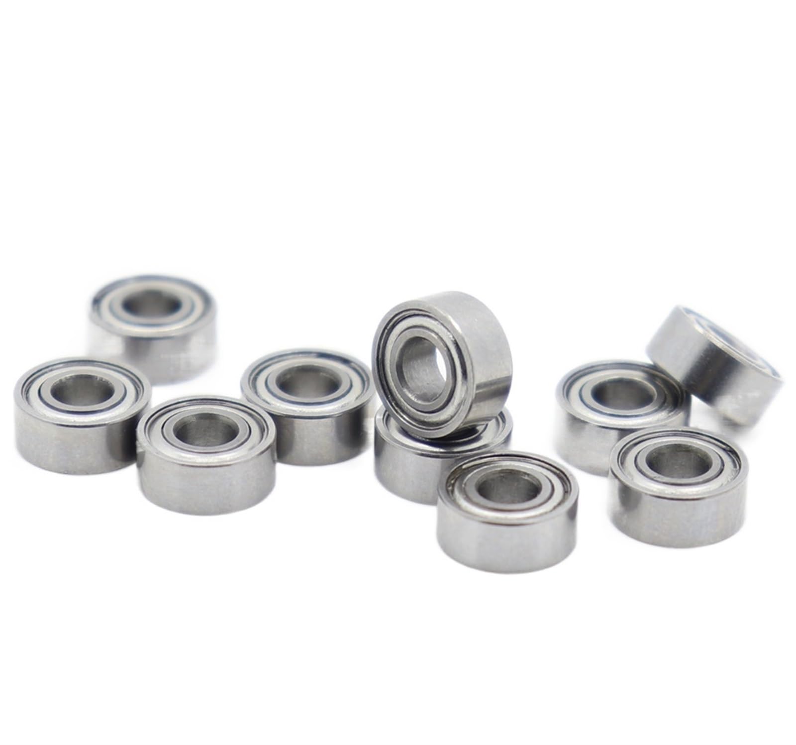 Bimetal Seal Shield Micro deep Groove Bearing 10PCS S683ZZ 3 * 7 * 3mm ABEC-1 Roller Stainless Steel Ball Bearings