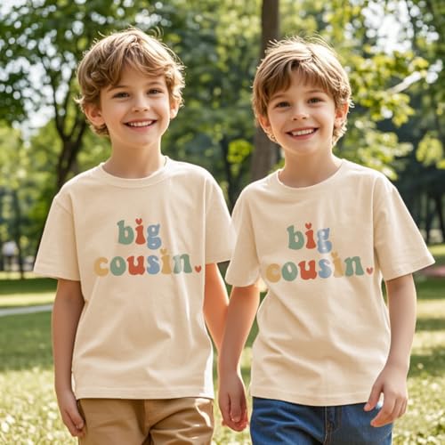 Cousin Shirt for Toddler Boys Girls Cool Biggest Big Little Cousin Shirt Summer Family Vacation Tees Gift 2-7T2