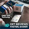 Review Launch Review Tap Card Compatible with Google Review Stand | Boost Online Reviews Google Rank with Fast Zappy NFC Tap QR Code Stand | Works Like a Digital Card tap dot Card (Card, 1 Pack) #1