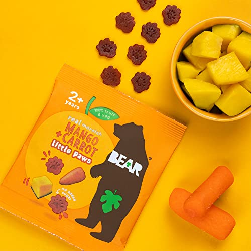 BEAR-Mango-Carrot-Pure-Fruit-Veg-Paws-Suitable-for-2-years-20g-20-packs