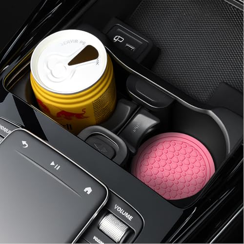 Portavasos para auto universales 4 piezas rosa miniatura 4