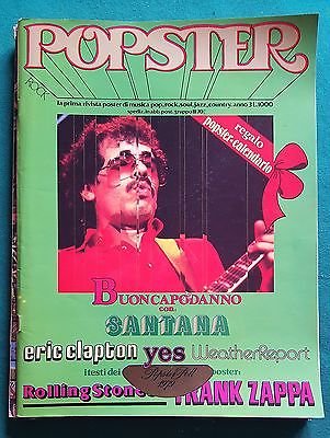  Popster n. 20 - Santana, Eric Clapton, Yes, Rolling Stones, No Poster