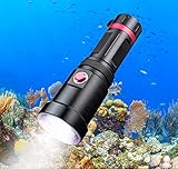 🔦【Construcción sólida】: El cuerpo de la antorcha está hecho de aluminio de grado militar. Resistencia a la abrasión y a la corrosión por agua de mar.