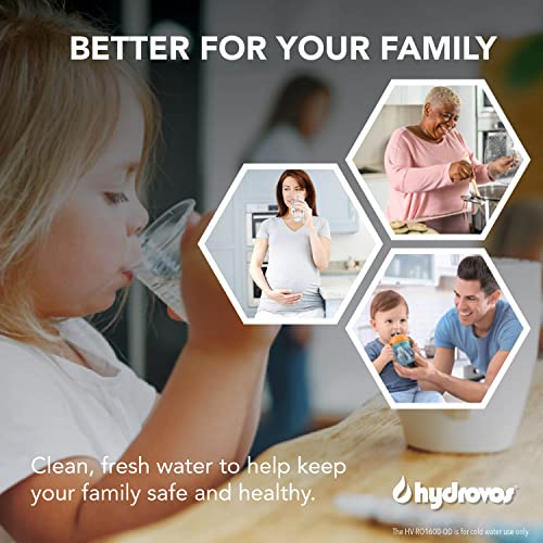 HYDROVOS Tankless RO System 600 GPD, NSF 372 Certified No-Lead, Reduces PFAS, TDS, Fluoride, Arsenic, Chlorine, Efficient 2:1 Drain Ratio, Under Sink Reverse Osmosis Water Filter, USA Tech Support by HYDROVOS - Image 6