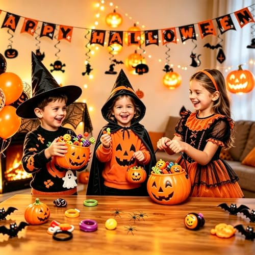 99Pcs Halloween Decorations Indoor Set, Fireplace Scarf for Party Decor - image 7