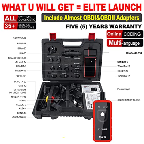 image for 2023 Elite Ver. Launch X431 Diagun V Bi-Directional Scan Tool Full Sys
