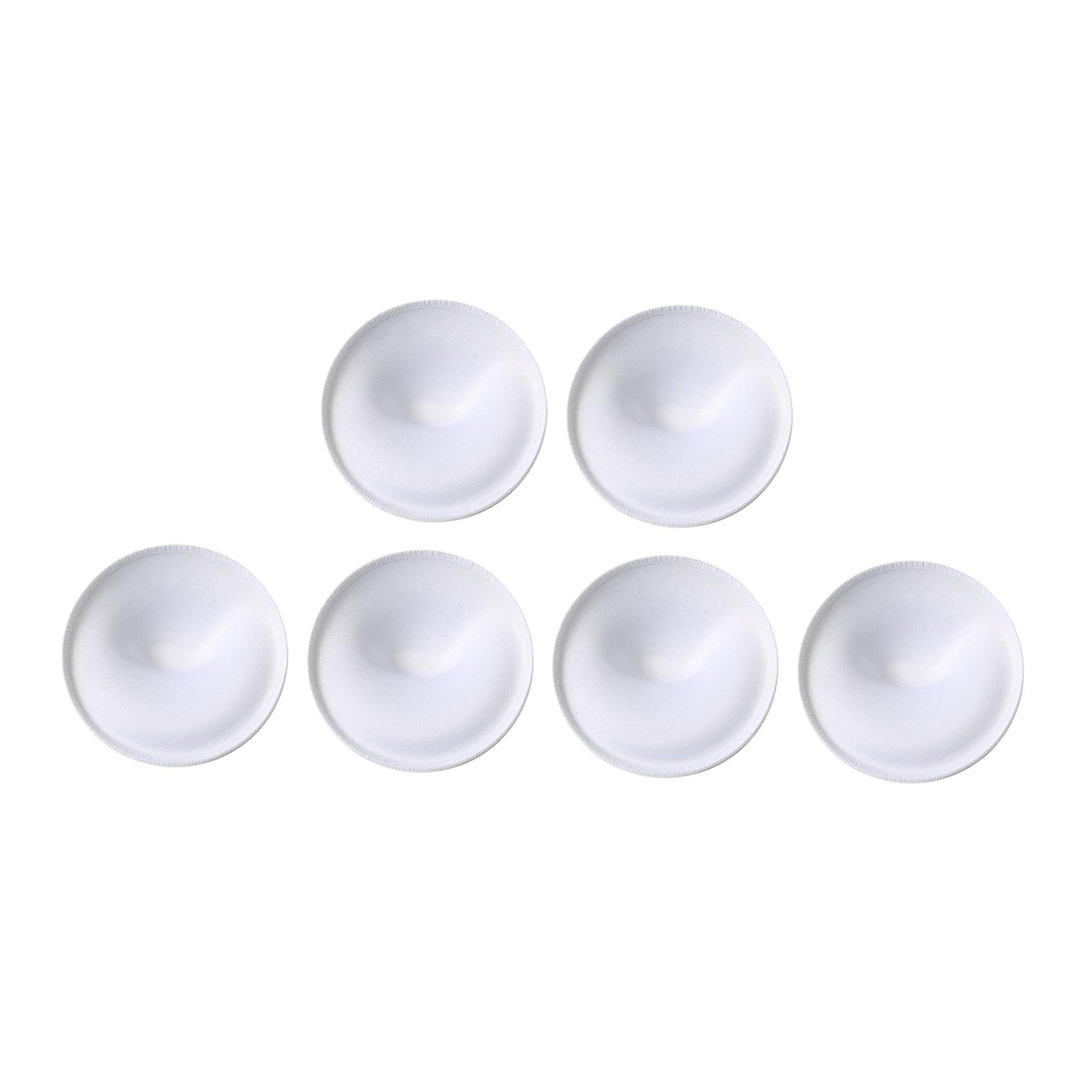 6Pcs Bra Pads Inserts Sew in Removable Push up for Swimsuit Sports Bra White|Bra Cup Pads|Crafts-image-1