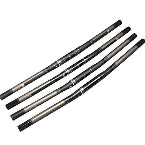 Generic H : 2017 hot fiber mountain Bicycle carbon handlebar 3K Matte Bike accessories Parts 25.4*580/600/620mm steering-wheel mtb stickers