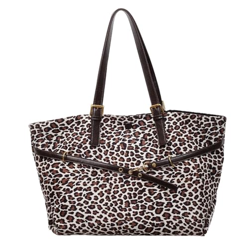 Bolso Tote con Estampado Leopardo para Mujeres miniatura 1