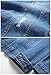 LZLER Men's Denim Jackets Distressed Destroyed Classic Vintage Slim Fit Ripped Fashion Trendy Trucker Jean Jackets