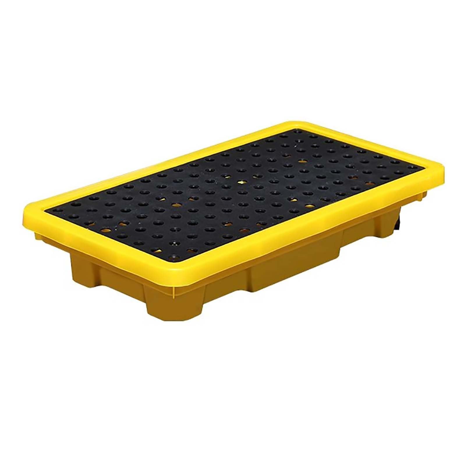 JKJZSALJ Spill Containment Pallet,Spill Containment Platform, Labs Desk Containment Tray, Oil Drum Stackable Capacity Grating Pallet For Industrial,66x36x12cm/26x12x7in