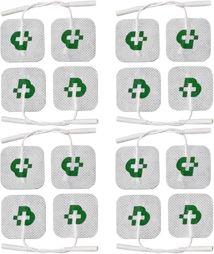 TESMED 16 Électrodes (50x50 mm) de Qualité Supérieure, Compatibles avec Toutes Les Marques...