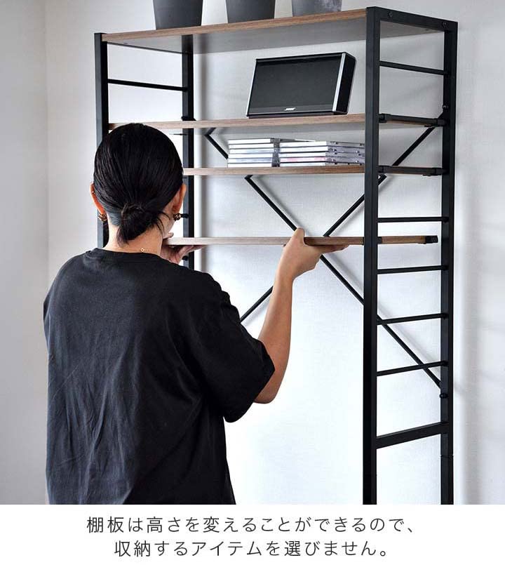 Amazon.co.jp: パソコンデスク 幅約75cm スリム ハイタイプ 収納