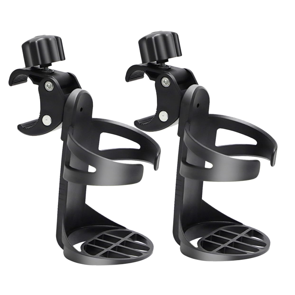 Mipcase Wheelchair Accessories 2 Pack Cup Holder for Walker Wheelchair Stroller Senior Baby Bottle Outdoor Hospital Nursing Home Use Easy Install