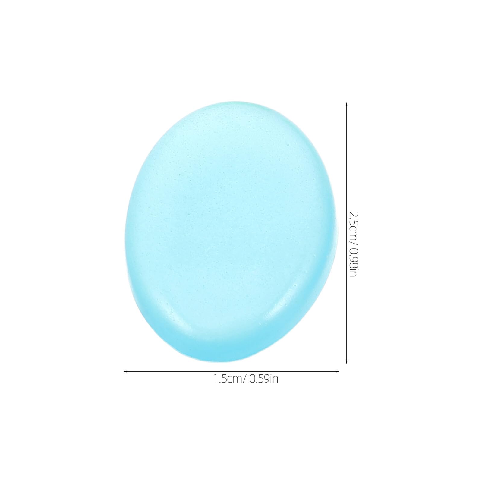 Abaodam 500 Pietre Fosforescenti per Acquari e Giardino Ciottoli Decorativi in Resina Blu-Verde 20-30 MM Ghiaia Luminosa per Rocce Acquario e Decorazioni Esterni