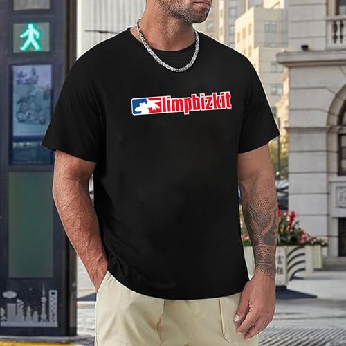 Men Limp Rock Bizkit Minimalist Style Tour 2024 Shirts Retro 90s Fun Y2K Desing Music Fan Unisex T Shirt4