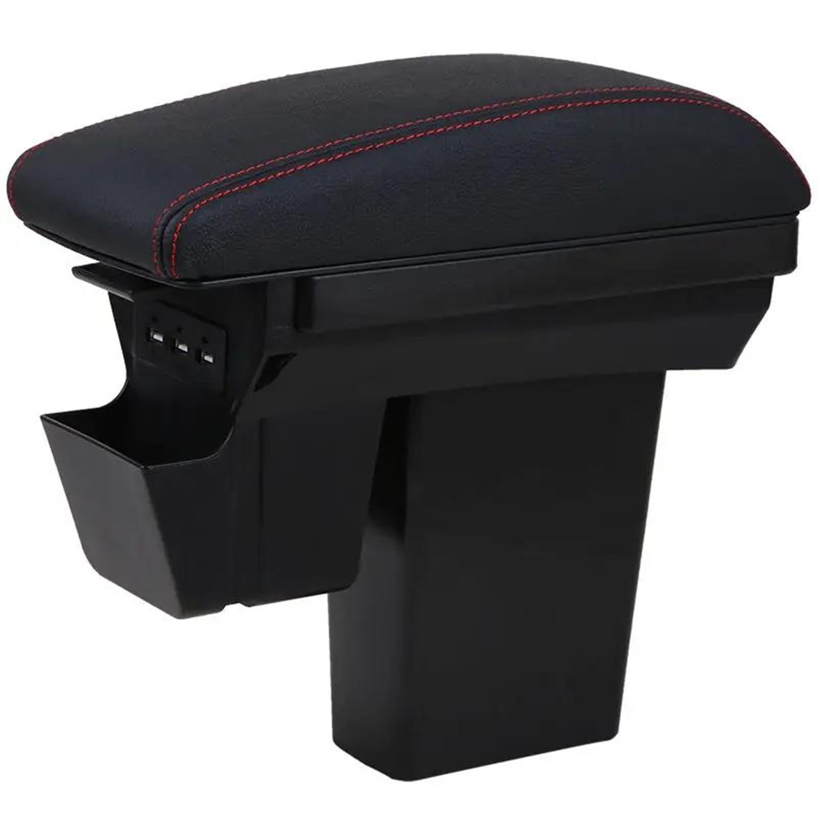 Podłokietnik do Toyota Yaris (czarno-biały 3USB) (czarno-czerwony 3USB)