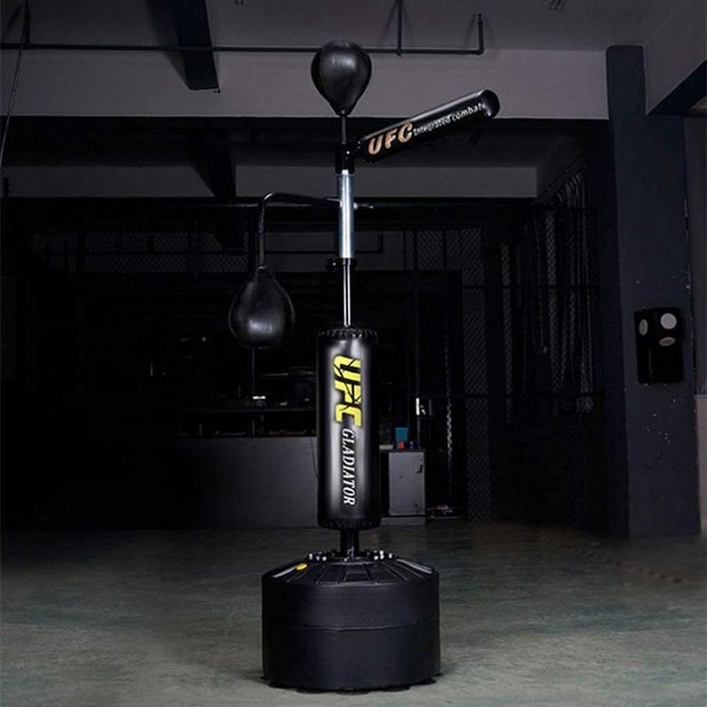 Speed Bags Cobra Bag Domestic Dodge Training Equipment Reflex Ball Cobra Bag Fitness Training Equipment Height Adjustment 135~175cm (Color : Black Size : 50 * 50 * 160cm)