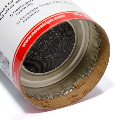 Image of AeroVent Safe2Vent Dual Filter Assembly (Part #10004722) | Fits Multi-Can & Single-Can Systems | 2 Reusable Tops & Bases, 2 Filters | Viz-a-Ball Indicator | Compliant in All 50 States | Made in USA