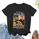 Liam RIP Payne Shirt Fashion Tshirt Classic Graphic Tee Short Sleeve T-Shirt Top 2XL