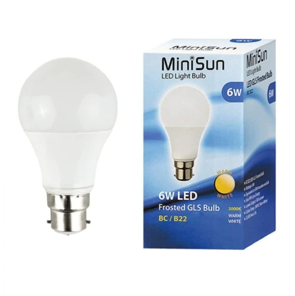 ValueLights B22 6W Standard Warm White LED Bulb